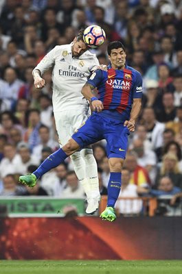 Luis Suarez Barcelona v Sergi Ramos Real Madrid La Liga 2017