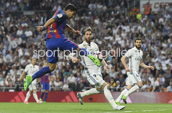 Luis Suarez Barcelona v Real Madrid La Liga 2017