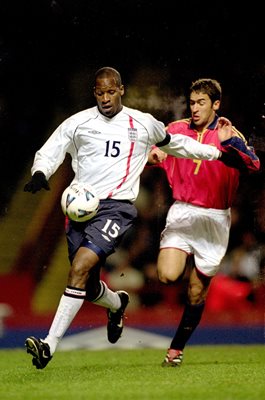 Ugo Ehiogu England v Raul Spain Villa Park 2001