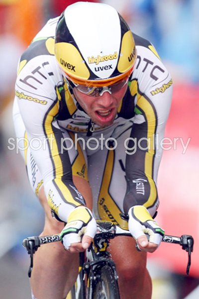 Mark Cavendish - 2010 Prologue Action