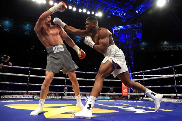 Anthony Joshua beats Wladimir Klitschko Wembley Stadium 2017