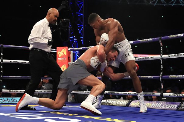 Anthony Joshua beats Wladimir Klitschko Wembley 2017