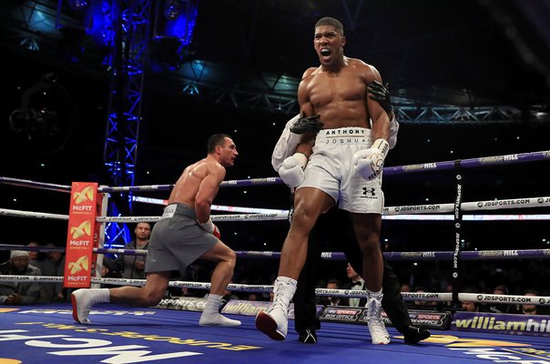 Anthony Joshua beats Wladimir Klitschko Wembley 2017