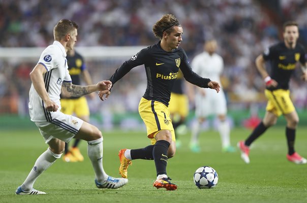 Antoine Griezmann Atletico Madrid v Real Champions League 2017