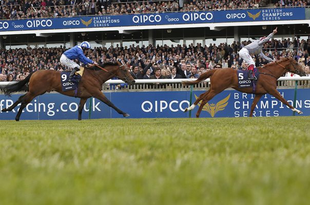 Frankie Dettori on Galileo Gold win 2000 Guineas Newmarket 2016