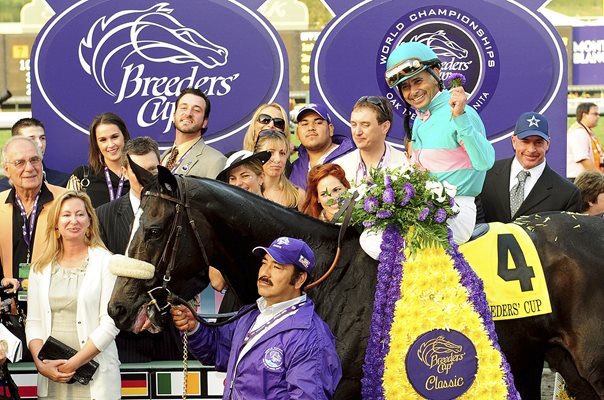 Mike Smith & Zenyatta win 2009 Breeders' Cup 