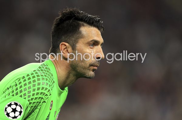 Gianluigi Buffon Juventus v Monaco Champions League 2017