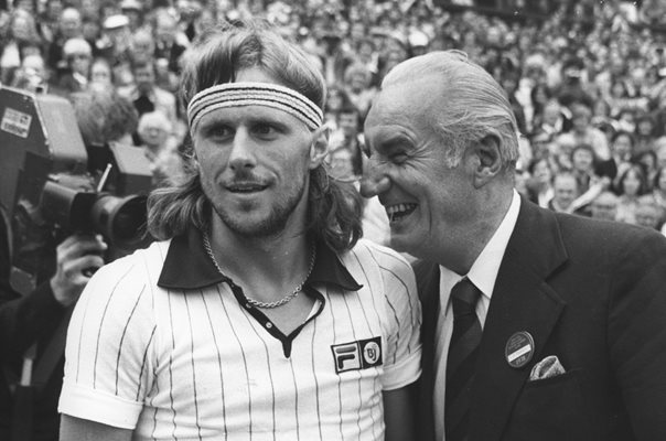 Fred Perry & Bjorn Borg Wimbledon 1978