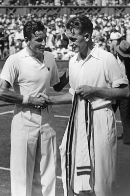 Fred Perry v Jack Crawford Crawford Wimbledon 1934