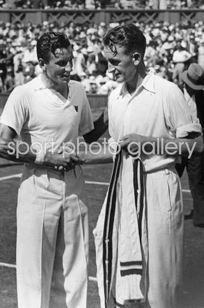 Fred Perry v Jack Crawford Crawford Wimbledon 1934
