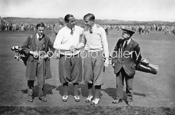 Walter Hagen & Henry Cotton British Open Muirfield
