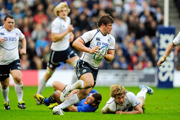 Ross Ford Scotland captain v France 2012