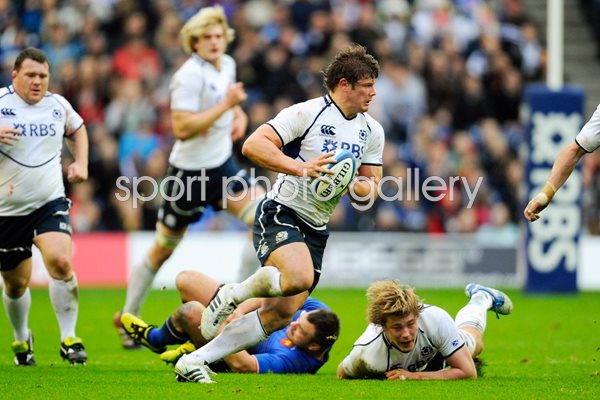 Ross Ford Scotland captain v France 2012