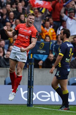 Chris Ashton Saracens scores v Clermont European Final 2017