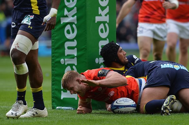 George Kruis Saracens scores v Clermont European Final 2017