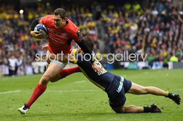 Alex Goode Saracens scores v Clermont European Final 2017