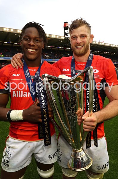 Maro Itoje & George Kruis Saracens European Champions 2017