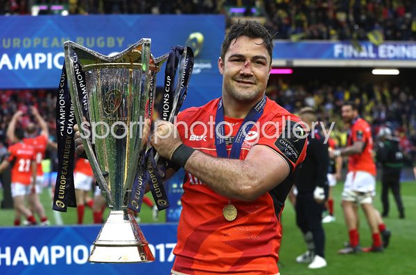 Brad Barritt Saracens Captain European Rugby Champions 2017