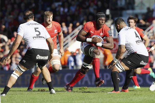 Maro Itoje Saracens v  Toulon European Champions Cup 2017