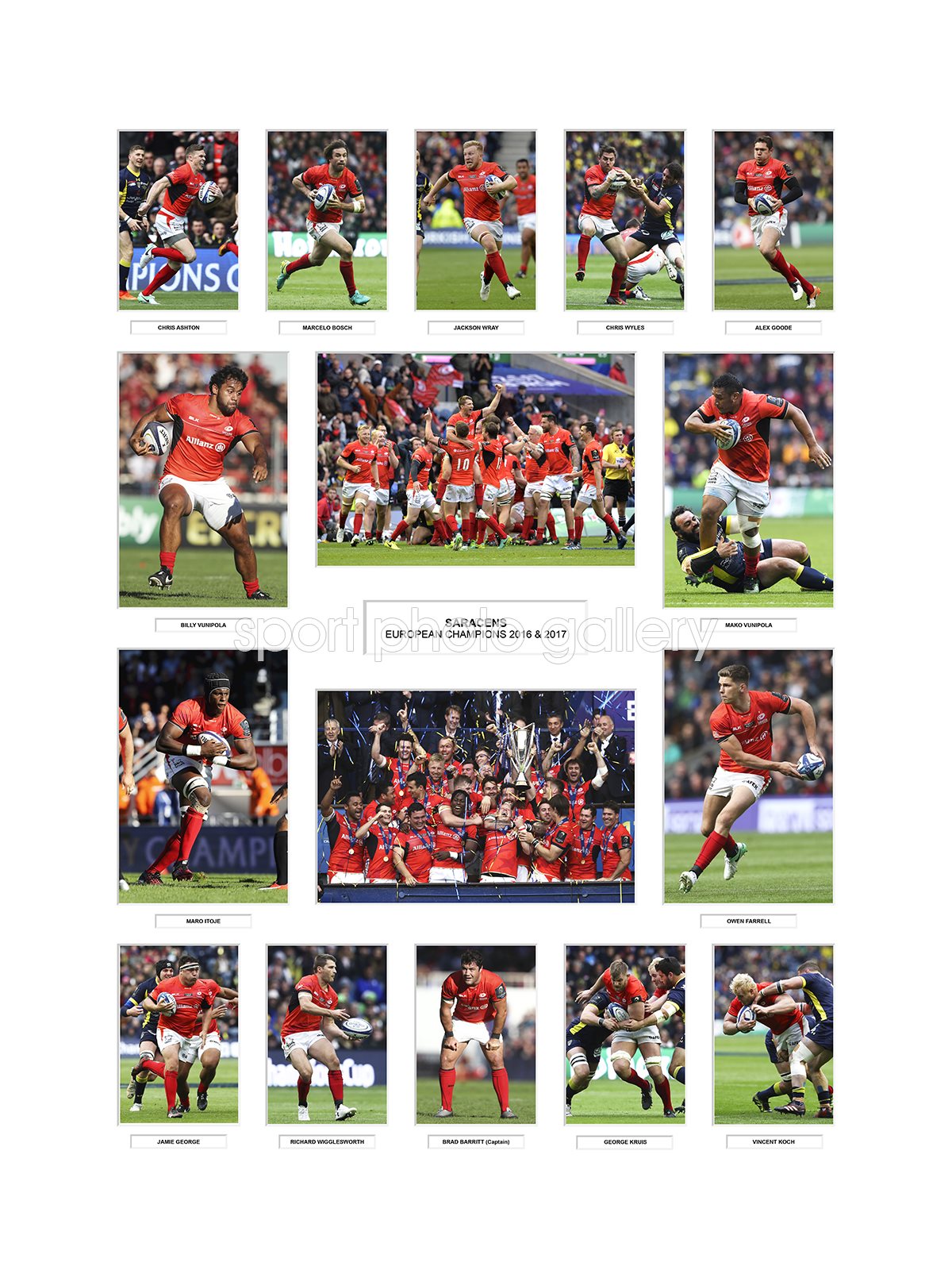 Saracens European Champions Team Special 2017 Saracens European Champions Team Special 2017