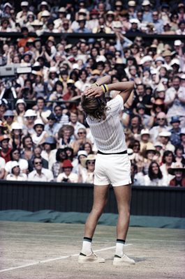 Bjorn Borg 1st Wimbledon Title Centre Court 1976