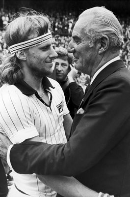 Bjorn Borg & Fred Perry Wimbledon 1978