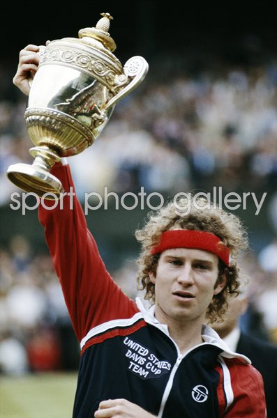 John McEnroe Wimbledon Champion 1981
