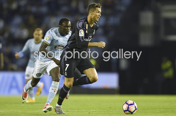 Cristiano Ronaldo Real Madrid v Celta Vigo La Liga 2017