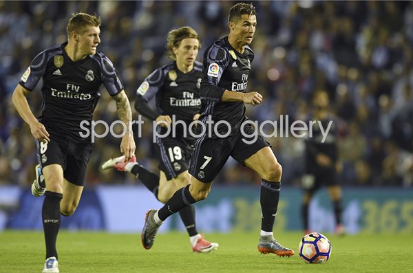 Cristiano Ronaldo Real Madrid v Celta Vigo La Liga 2017