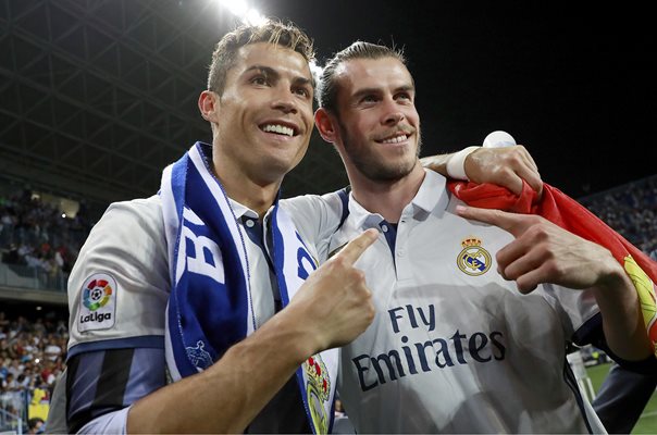 Cristiano Ronaldo & Gareth Bale Real Madrid La Liga Champions 2017