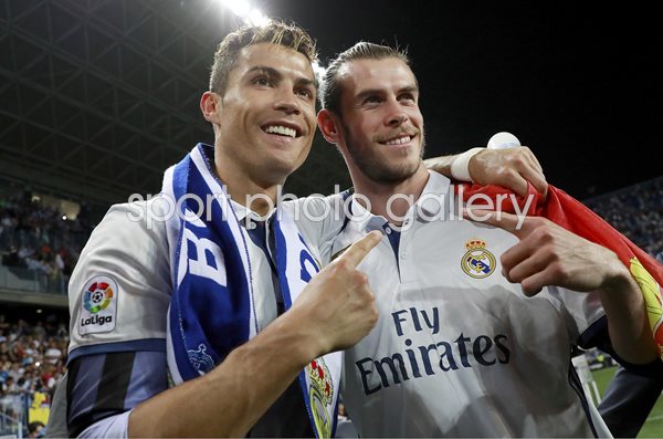 Cristiano Ronaldo & Gareth Bale Real Madrid La Liga Champions 2017