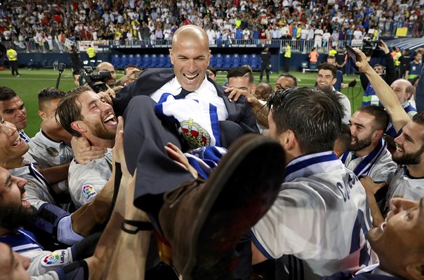 Zinedine Zidane Real Madrid La Liga Champions 2017