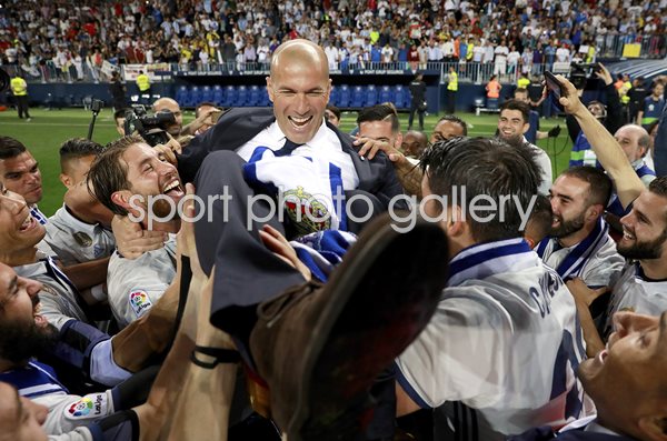 Zinedine Zidane Real Madrid La Liga Champions 2017