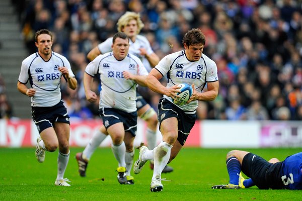 Ross Ford Scotland captain v France 2012