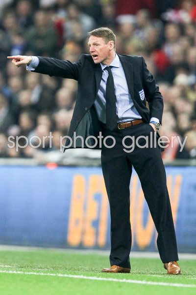 Stuart Pearce England Manager Wembley 2012
