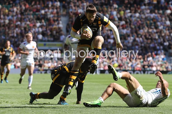 Elliot Daly Wasps v Exeter Chiefs Premiership Final 2017