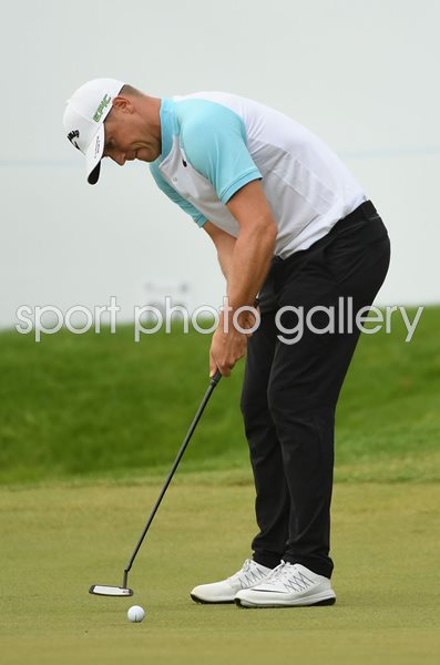Alex Noren Eagle 18th Hole PGA Championship Wentworth 2017