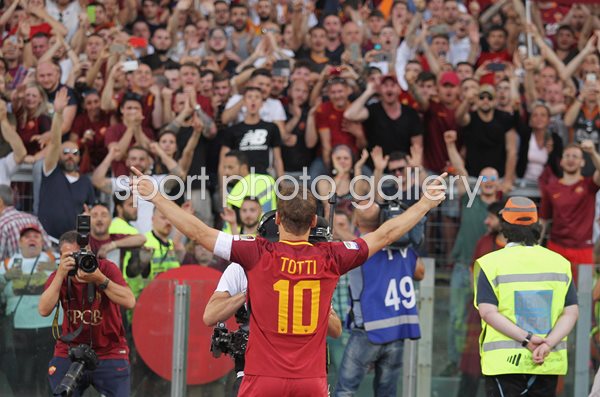 Francesco Totti Roma Farewell Stadio Olimpico Serie A 2017