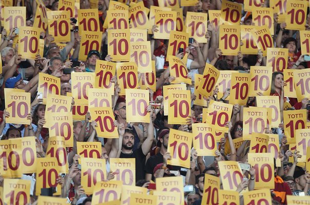 Francesco Totti Roma Farewell Stadio Olimpico Serie A 2017