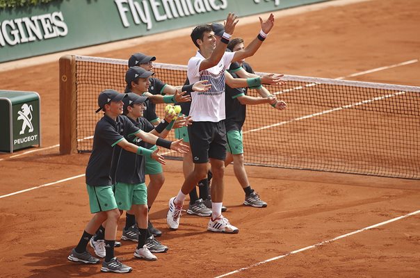 Novak Djokovic Serbia French Open Paris 2017
