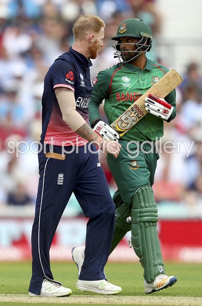 Ben Stokes & Tamim Iqbal Champions Trophy Oval 2017