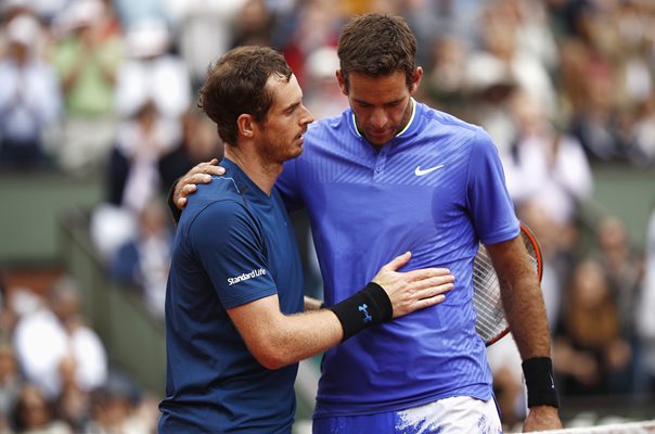 Andy Murray beats Juan Martin Del Potro French Open 2017