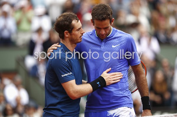 Andy Murray beats Juan Martin Del Potro French Open 2017