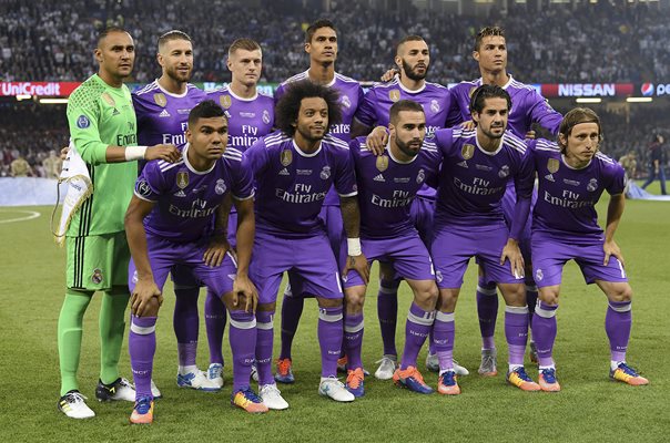 Real Madrid Champions League Final Staring Team Cardiff 2017