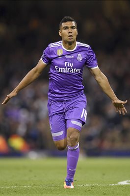 Casemiro Real Madrid scores Champions League Final 2017