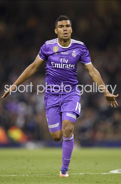 Casemiro Real Madrid scores Champions League Final 2017