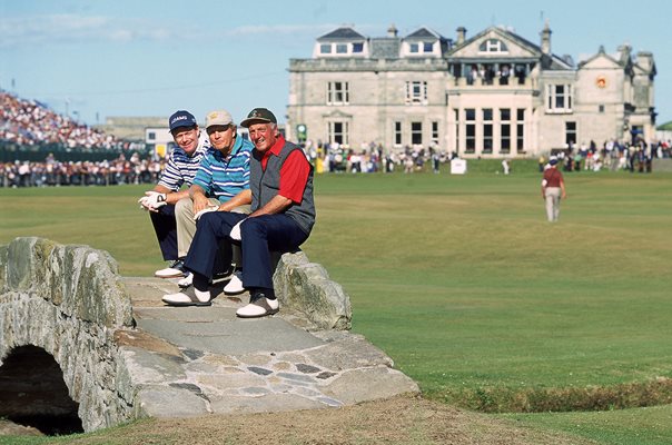 Tom Watson, Jack Nicklaus & Roberto de Vicenzo St Andrews 2000 Open