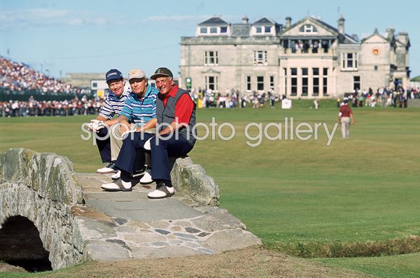 Tom Watson, Jack Nicklaus & Roberto de Vicenzo St Andrews 2000 Open