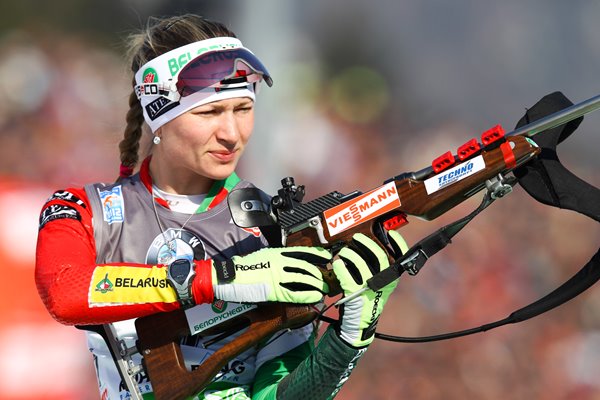 Darya Domracheva IBU Biathlon World Championships Ruhpolding 2012