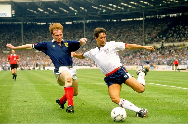 Gary Lineker England v Alex McLeish Scotland Wembley 1988